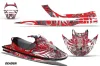 Kawasaki Sport Tourer 1100 STX Jet Ski Graphic Kit 1997-1999 Deaden Red