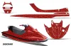 Kawasaki Sport Tourer 1100 STX Jet Ski Graphic Kit 1997-1999 Digi Camo Red