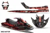 Kawasaki Sport Tourer 1100 STX Jet Ski Graphic Kit 1997-1999 Mad Hatter Red