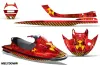 Kawasaki Sport Tourer 1100 STX Jet Ski Graphic Kit 1997-1999 Meltdown Red