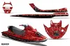 Kawasaki Sport Tourer 1100 STX Jet Ski Graphic Kit 1997-1999 Reaper Red