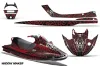 Kawasaki Sport Tourer 1100 STX Jet Ski Graphic Kit 1997-1999 Widow Maker Red