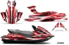 Kawasaki STX 15F Jet Ski Graphic Kit 2003-2019 Attack Red