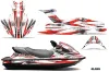 Kawasaki STX 15F Jet Ski Graphic Kit 2003-2019 Slash Red