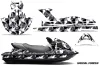 Kawasaki STX 15F Jet Ski Graphic Kit 2003-2019 Special Forces Silver