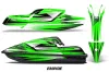 Kawasaki SX-R SXR JS1500 Jet Ski Graphic Kawi Kit 2017-2022 Empire Green