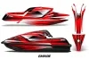 Kawasaki SX-R SXR JS1500 Jet Ski Graphic Kawi Kit 2017-2022 Empire Red