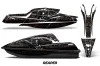 Kawasaki SX-R SXR JS1500 Jet Ski Graphic Kawi Kit 2017-2022 Reaper Black