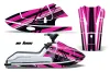 Kawasaki X2 650 Jet Ski Graphic Kit - 1986-1995 In Line Pink