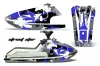 Kawasaki X2 650 Jet Ski Graphic Kit - 1986-1995 Street Star Blue