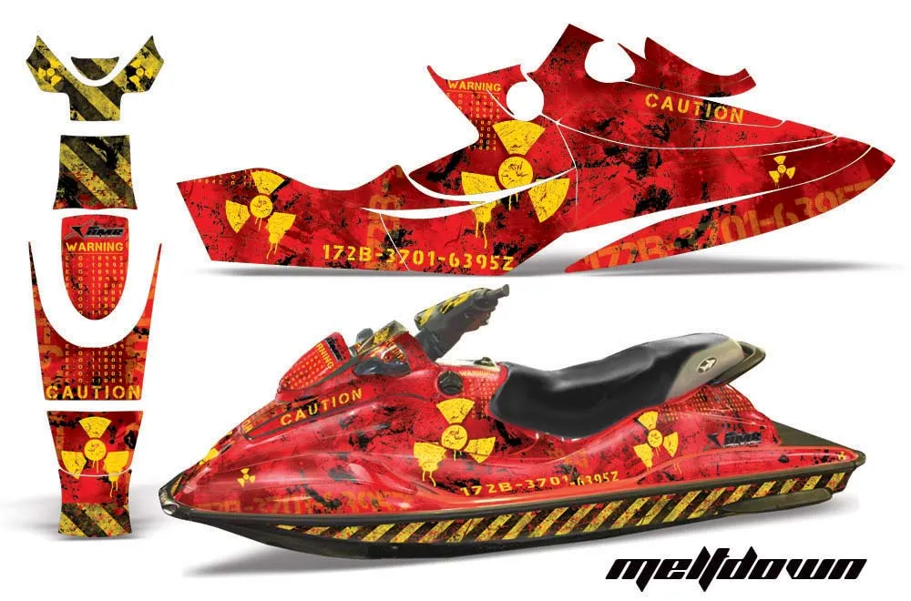 Sea Doo Bombardier GSX Custom Custom Graphic Kit - 1996-1999