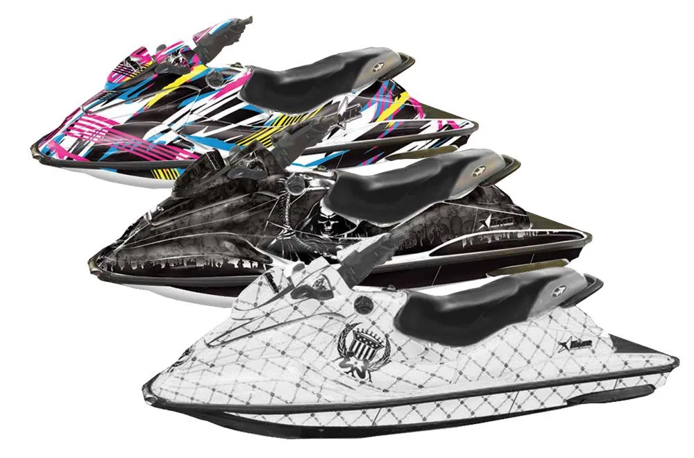 Sea Doo Bombardier GSX Custom Custom Graphic Kit - 1996-1999