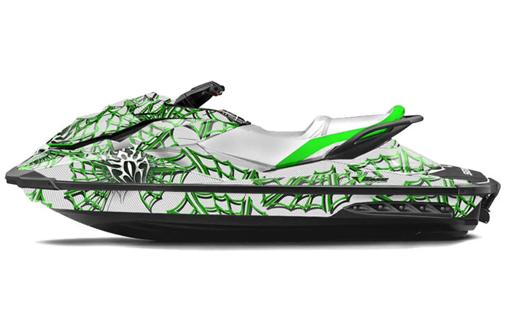 Sea Doo GTI / GTR / GTS Sitdown Jet Ski Graphic Kit - 2011-2019 Widow Maker Green
