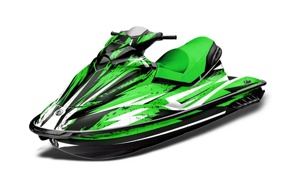 Sea Doo GTI Sitdown Jet Ski Graphic Kit 2006-2010 Attack Green