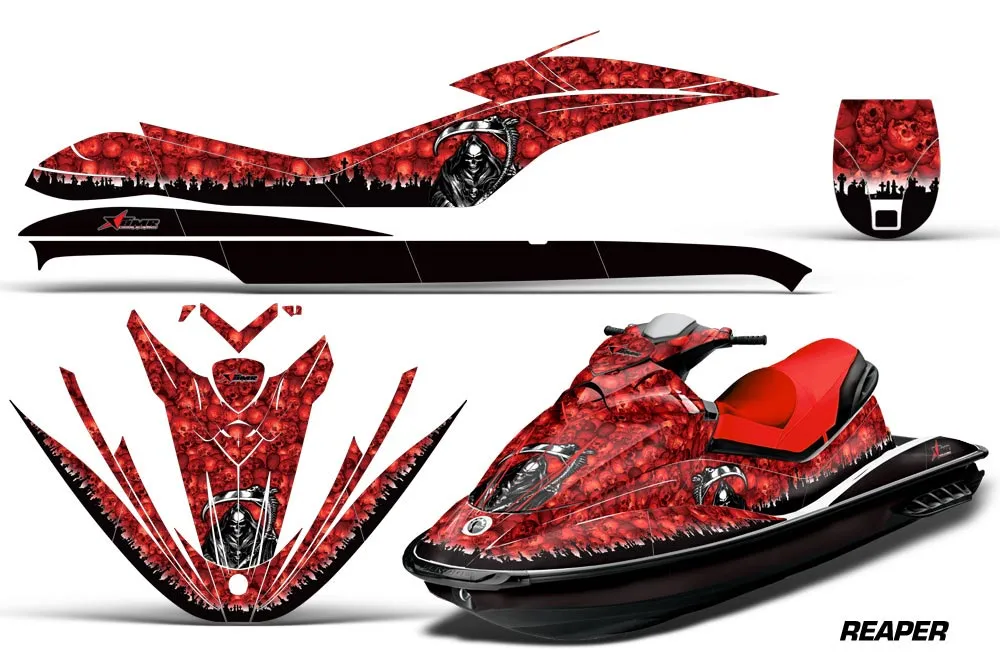 Sea Doo GTI Sitdown Jet Ski Graphic Kit 2006-2010 Reaper Red