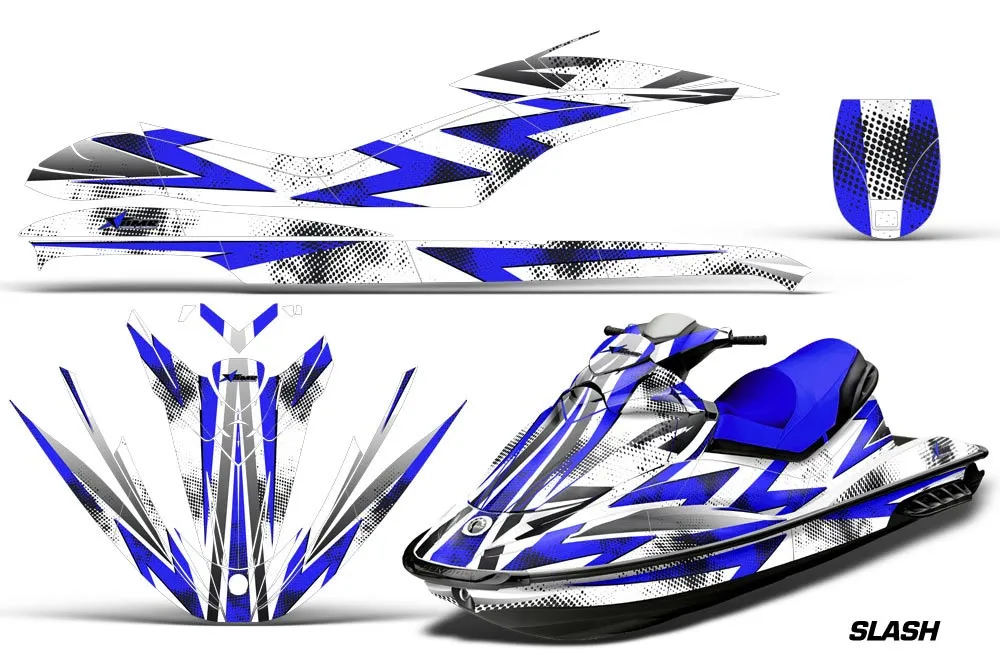 Sea Doo GTI Sitdown Jet Ski Graphic Kit 2006-2010 Slash Blue