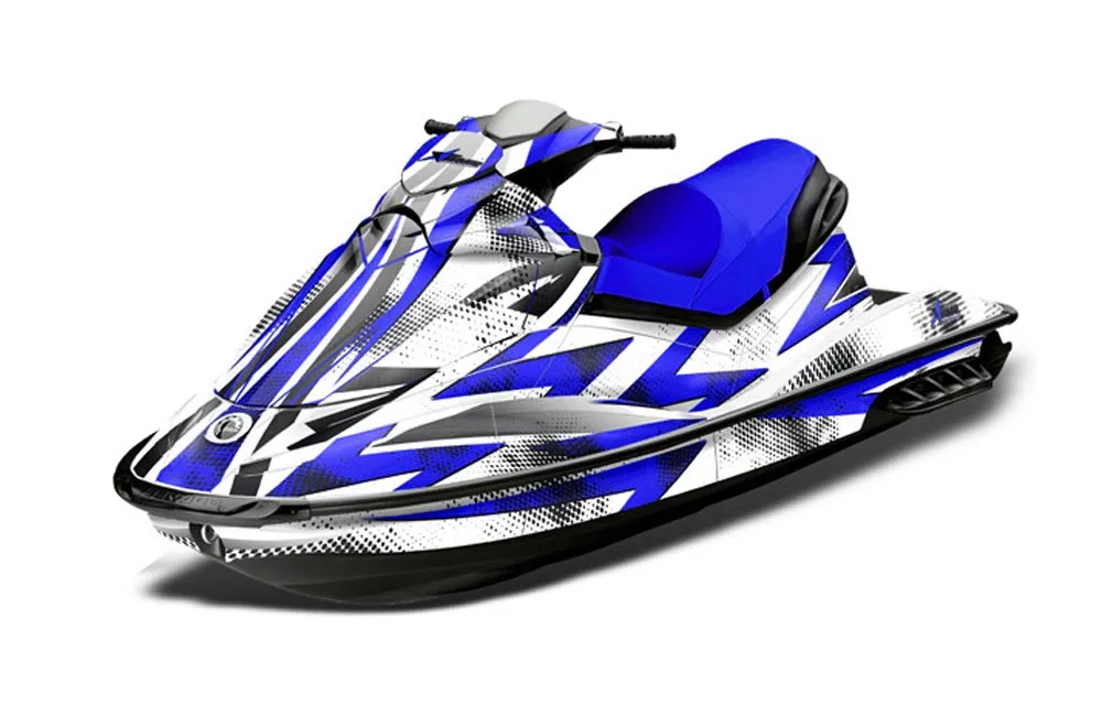 Sea Doo GTI Sitdown Jet Ski Graphic Kit 2006-2010 Slash Blue