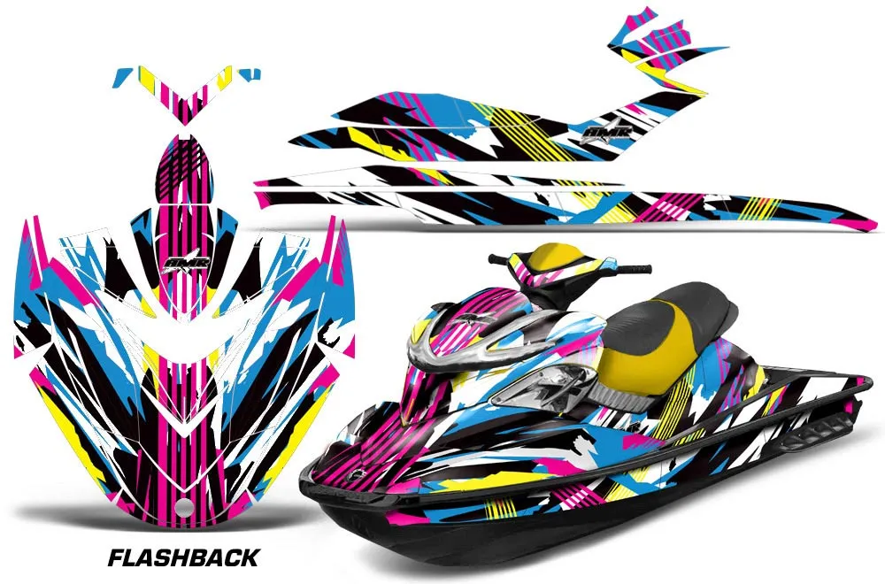 Sea Doo RXP Sitdown Jet Ski Graphic Kit 2004-2011 Flashback