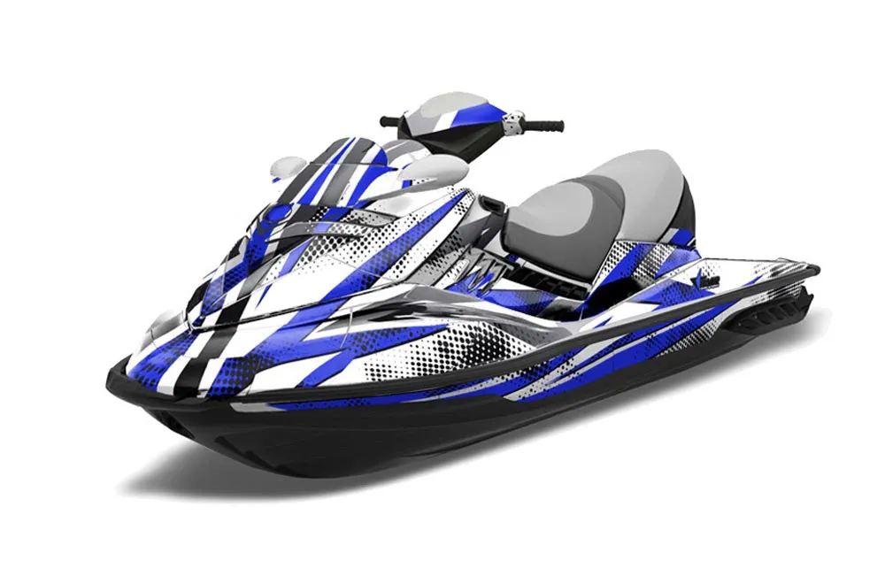 Sea Doo RXT Sitdown Jet Ski Graphic Kit 2005-2009 Slash Blue