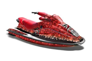 Sea Doo Bombardier GTX Siege Avant Jet Ski Graphic Kit 1996-1999 Reaper Red