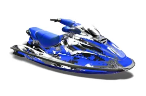 Sea Doo Bombardier GTX Siege Avant Jet Ski Graphic Kit 1996-1999 Street Star Blue
