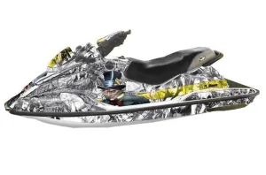 Sea Doo Bombardier GSX Jet Ski Graphic Kit - 1996-1999 Mad Hatter Yellow