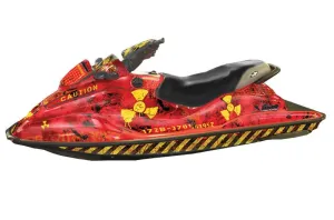 Sea Doo Bombardier GSX Jet Ski Graphic Kit - 1996-1999 Meltdown Red