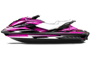 Sea Doo GTI / GTR / GTS Sitdown Jet Ski Graphic Kit - 2011-2019 Attack Pink