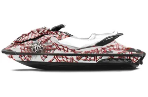 Sea Doo GTI / GTR / GTS Sitdown Jet Ski Graphic Kit - 2011-2019 Widow Maker Red