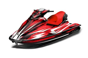 Sea Doo GTI Sitdown Jet Ski Graphic Kit 2006-2010 Attack Red