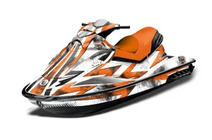 Sea Doo GTI Sitdown Jet Ski Graphic Kit 2006-2010 Slash Orange
