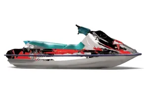 Sea Doo Bombardier GTS Jet Ski Graphic Kit - 1992-1997 Street Star Red