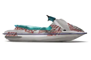 Sea Doo Bombardier GTS Jet Ski Graphic Kit - 1992-1997 Widow Maker Red