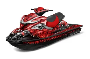 Sea Doo RXP Sitdown Jet Ski Graphic Kit 2004-2011 Reaper Red