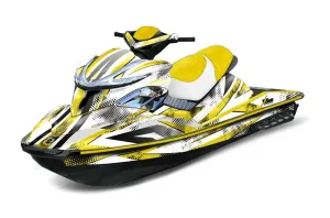 Sea Doo RXP Sitdown Jet Ski Graphic Kit 2004-2011 Slash Yellow