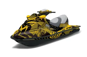 Sea Doo RXT Sitdown Jet Ski Graphic Kit 2005-2009 Conspiracy Yellow