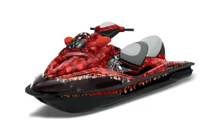 Sea Doo RXT Sitdown Jet Ski Graphic Kit 2005-2009 Reaper Red