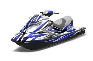 Sea Doo RXT Sitdown Jet Ski Graphic Kit 2005-2009 Slash Blue