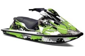 Sea Doo XP Bombardier Jet Ski Graphic Kit - 1994-1996 Street Star Green