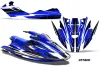 Sea Doo Bombardier GTX Siege Avant Jet Ski Graphic Kit 1996-1999 Attack Blue