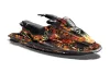 Sea Doo Bombardier GTX Siege Avant Jet Ski Graphic Kit 1996-1999 Firestorm Black