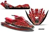 Sea Doo Bombardier GTX Siege Avant Jet Ski Graphic Kit 1996-1999 Reaper Red