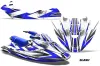 Sea Doo Bombardier GTX Siege Avant Jet Ski Graphic Kit 1996-1999 Slash Blue