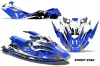 Sea Doo Bombardier GTX Siege Avant Jet Ski Graphic Kit 1996-1999 Street Star Blue
