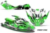 Sea Doo Bombardier GTX Siege Avant Jet Ski Graphic Kit 1996-1999 Street Star Green