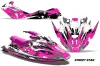 Sea Doo Bombardier GTX Siege Avant Jet Ski Graphic Kit 1996-1999 Street Star Pink