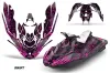 Sea Doo Bombardier Spark (2 UP) Jet Ski Graphic Kit 2014-2016 Swift Pink