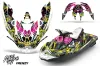 Sea Doo Bombardier Spark (3 UP) Jet Ski Graphic Kit 2015-2018 Frenzy Yellow