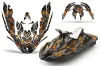 Sea Doo Bombardier Spark (3 UP) Jet Ski Graphic Kit 2015-2018 Tune In Orange