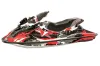 Sea Doo Bombardier GSX Jet Ski Graphic Kit - 1996-1999 Street Star Red